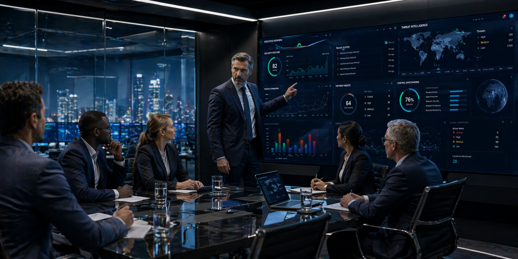 Enterprise security leadership team