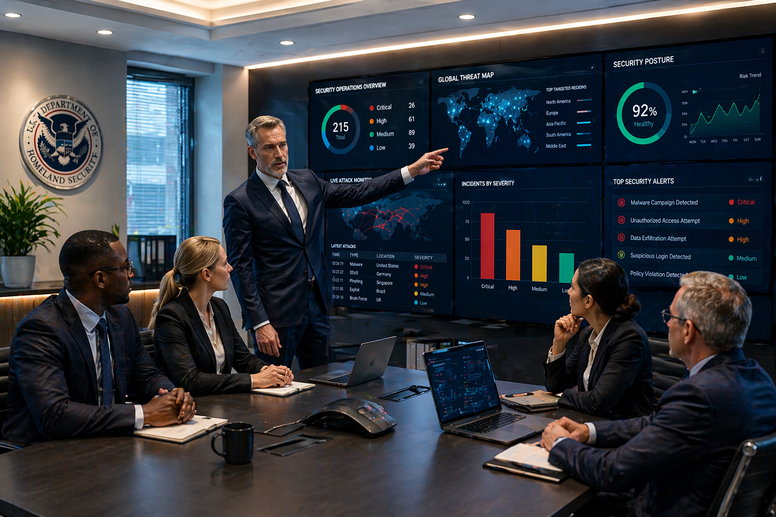 Government security operations environment