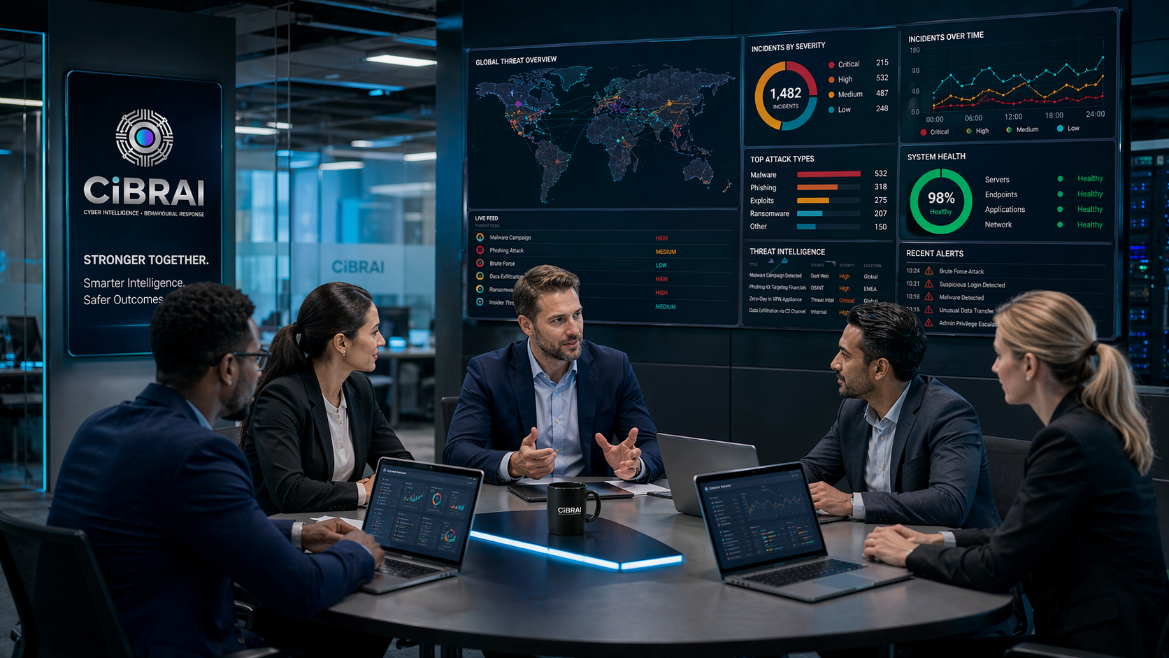 Partner team working with customer on security delivery