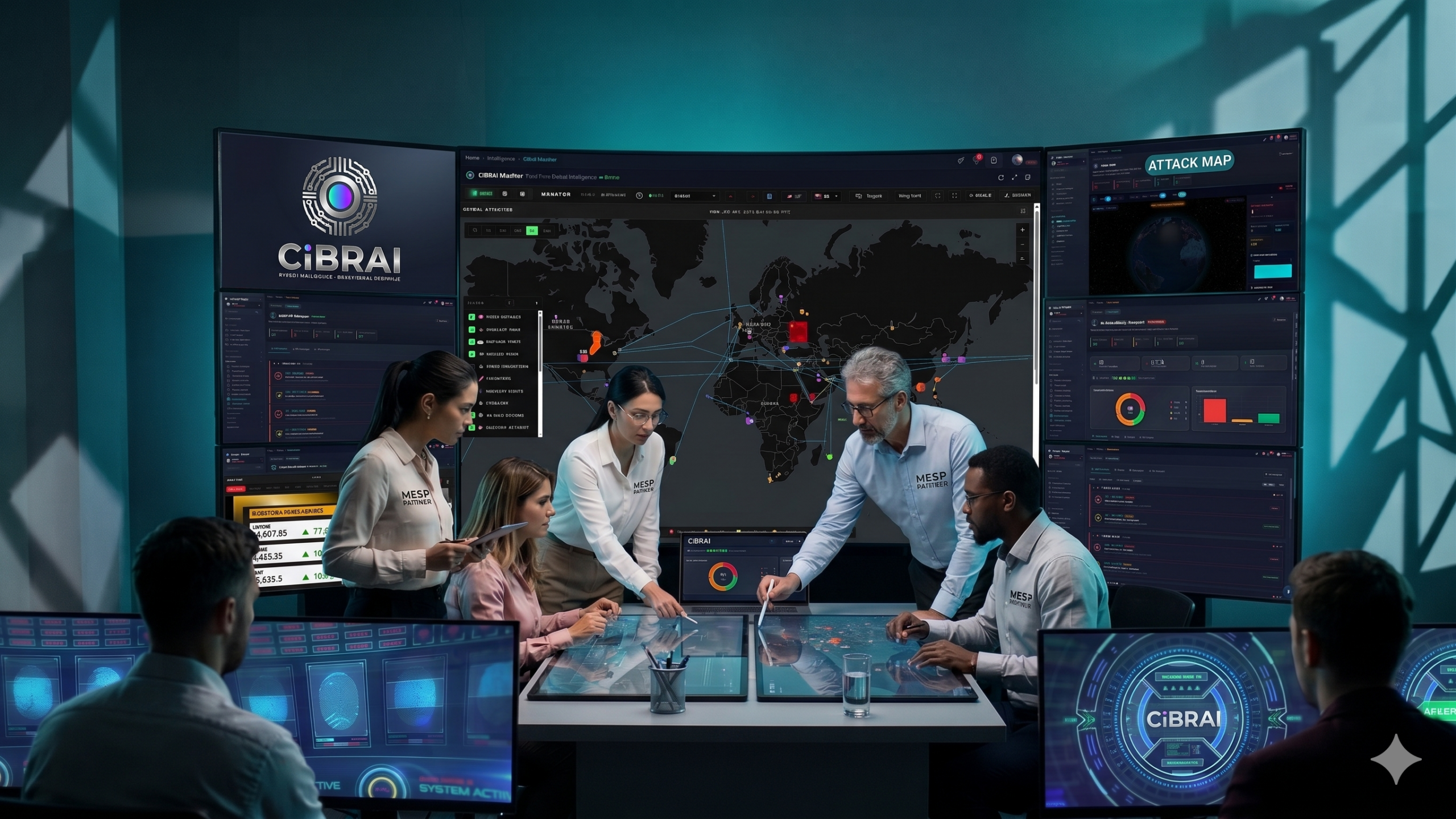 MSSP partner team delivering managed security services