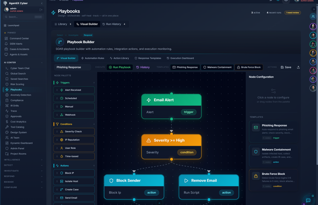 CiBRAI guided playbooks — structured response from detection to containment